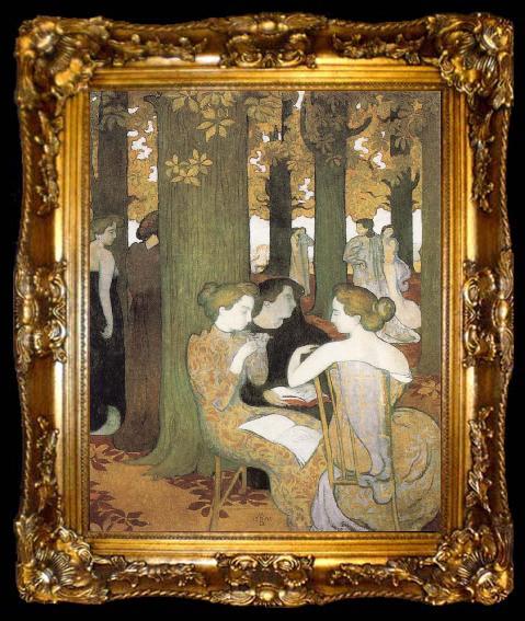 framed  Maurice Denis The Muses, ta009-2